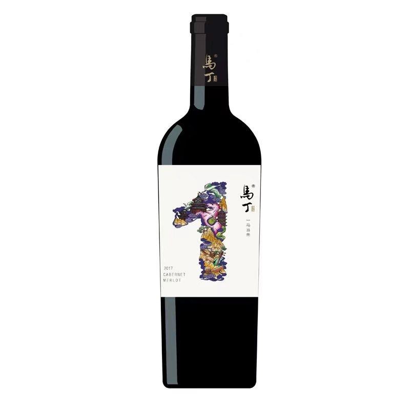 馬丁【一马当先】马丁N1美乐/赤霞珠2017干红葡萄酒